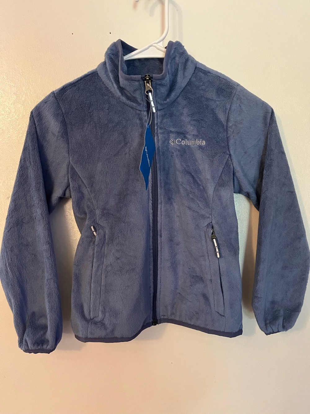 Columbia Kids' Slate Blue Full-Zip Fleece Jacket. XS (6x)